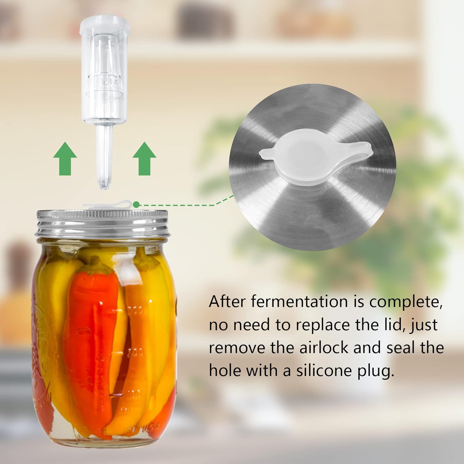 Fermentation Jar 10-Pack Glass Fermentation Weights With